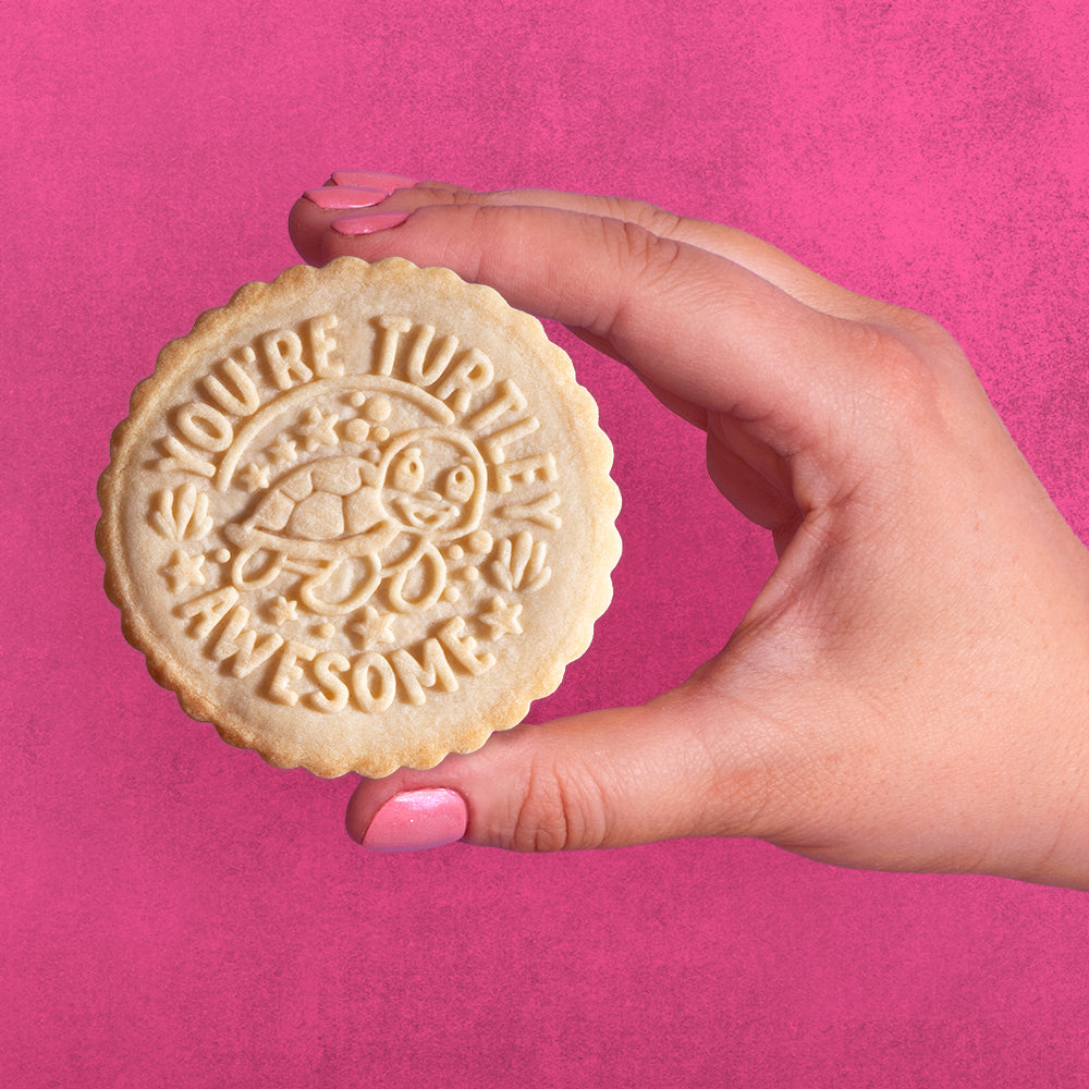 Valentines Day Cookie Stamp - Turtle