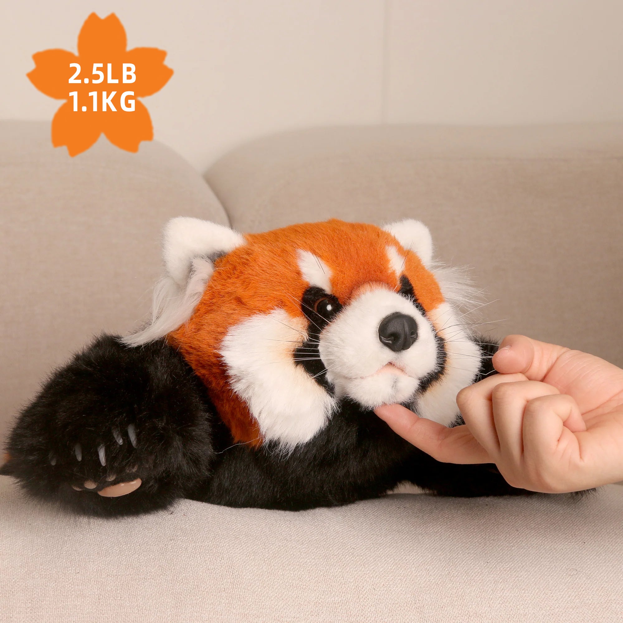 Red Panda Weighted Plush – Snuggle Toy for Relaxation
