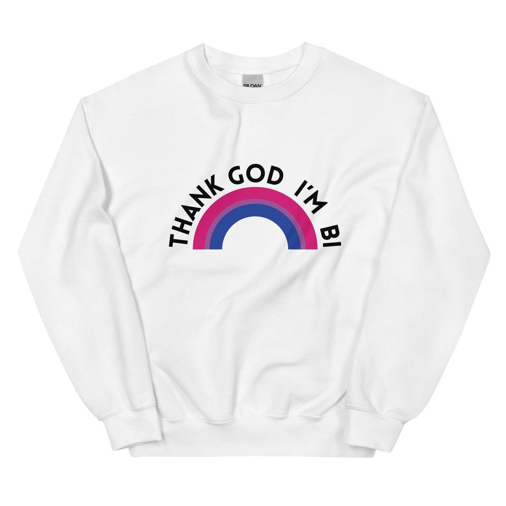 Thank God I’m Bi unisex sweatshirt