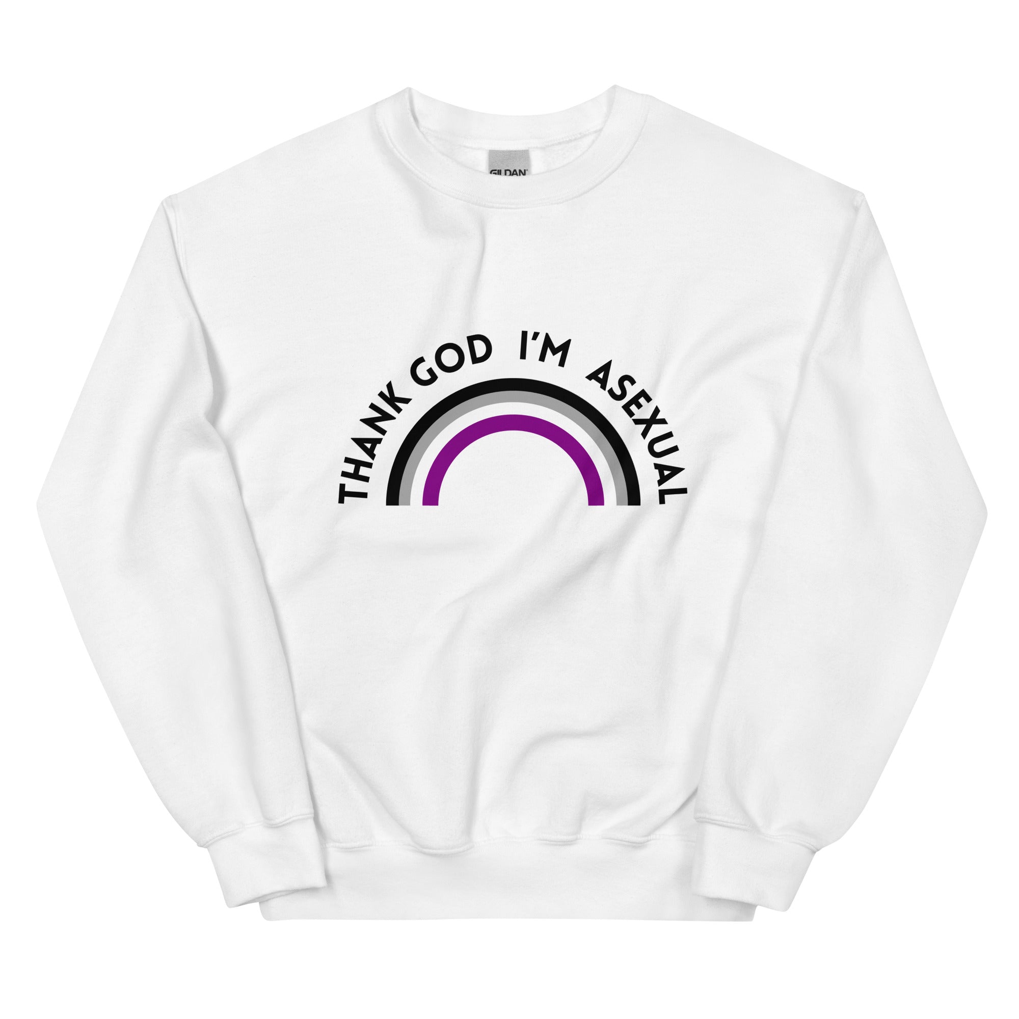 Thank God I’m Asexual unisex sweatshirt