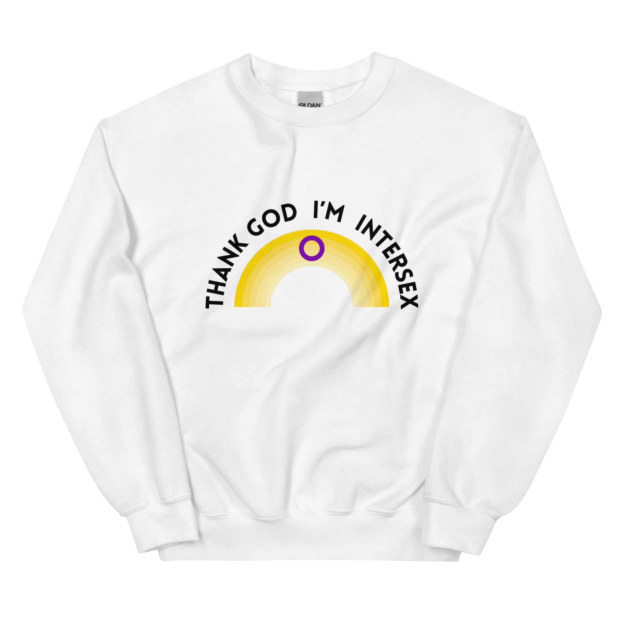 Thank God I’m Intersex unisex sweatshirt