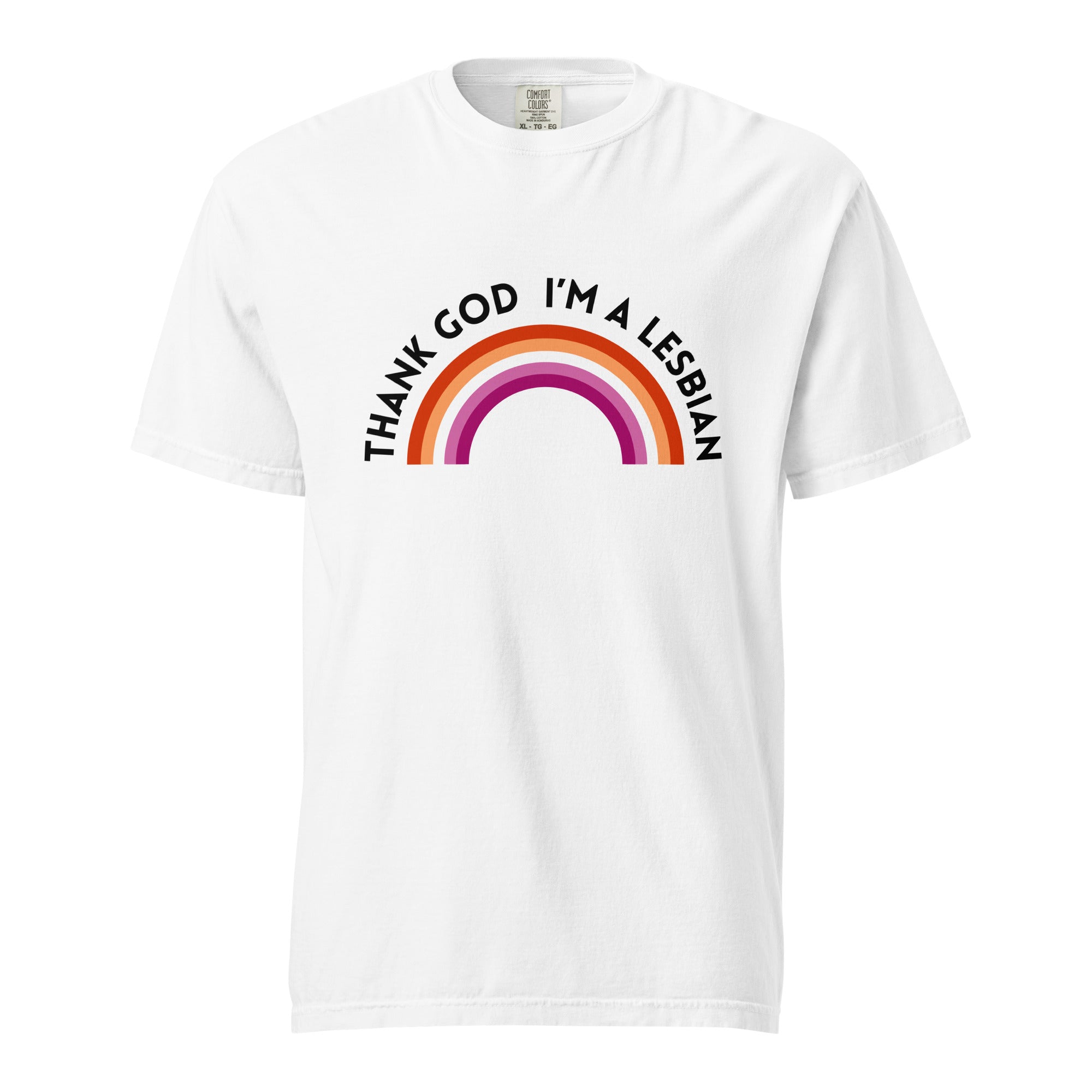 Thank God I’m a Lesbian heavyweight t-shirt