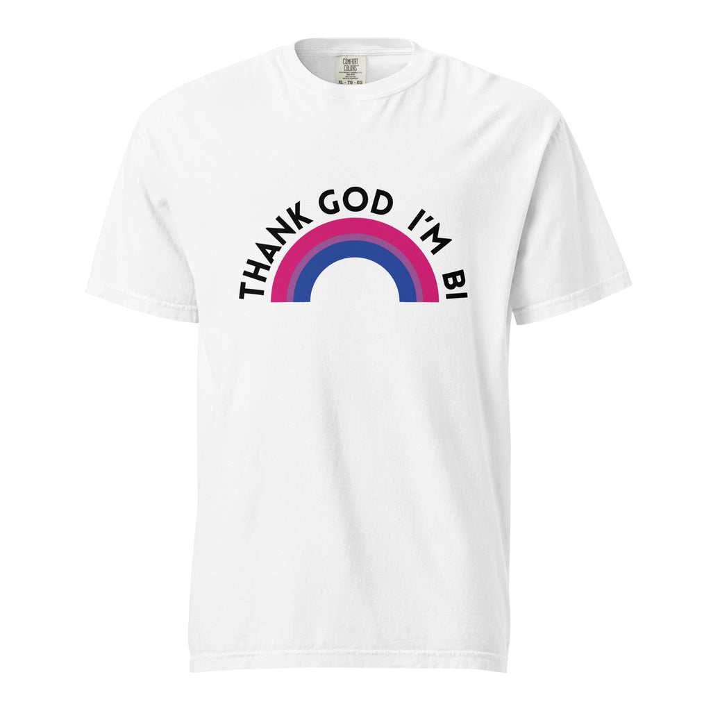 Thank God I’m Bi heavyweight t-shirt