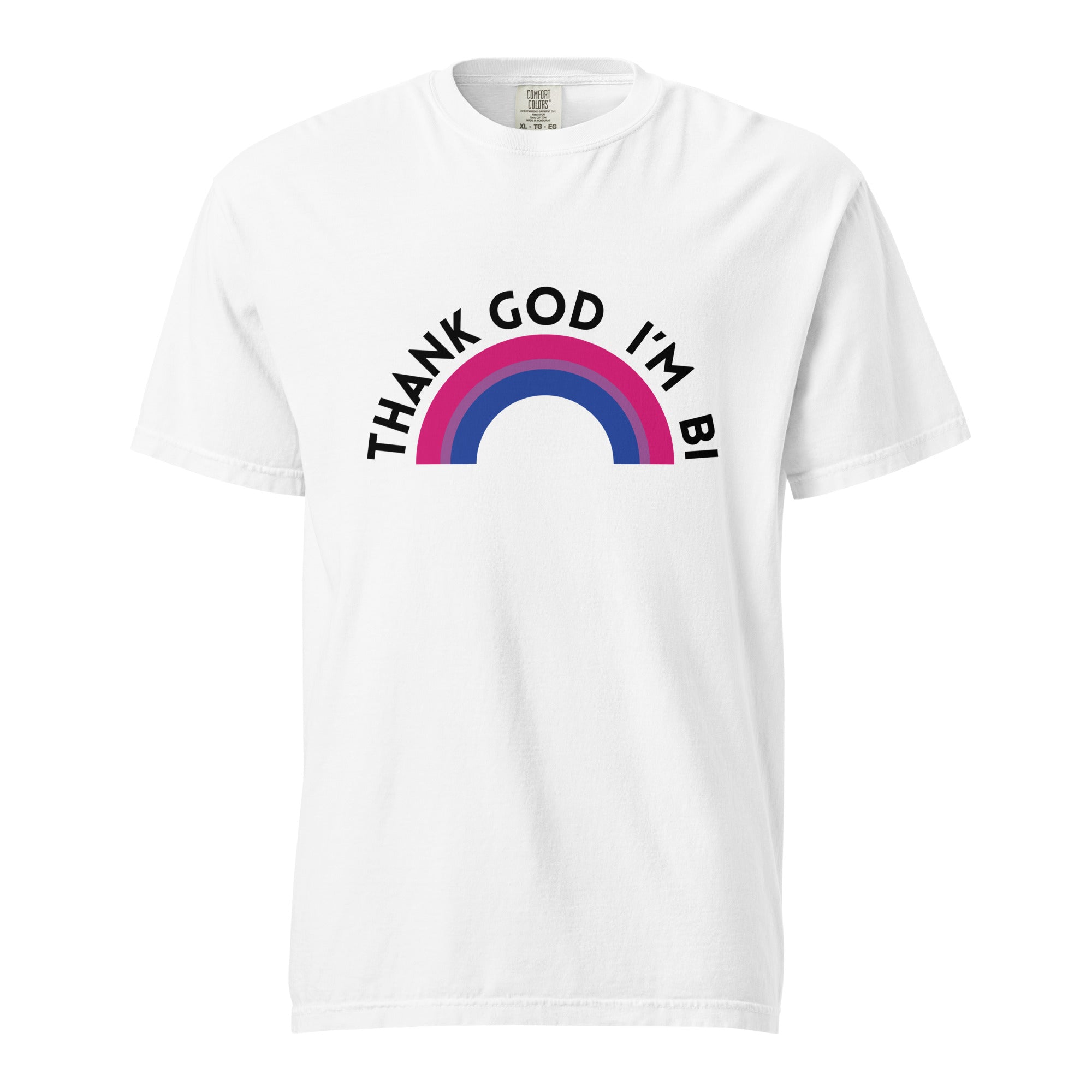 Thank God I’m Bi heavyweight t-shirt