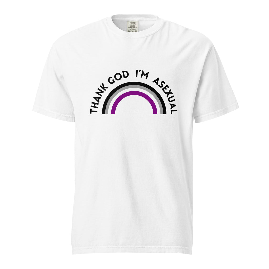 Thank God I’m Asexual heavyweight t-shirt