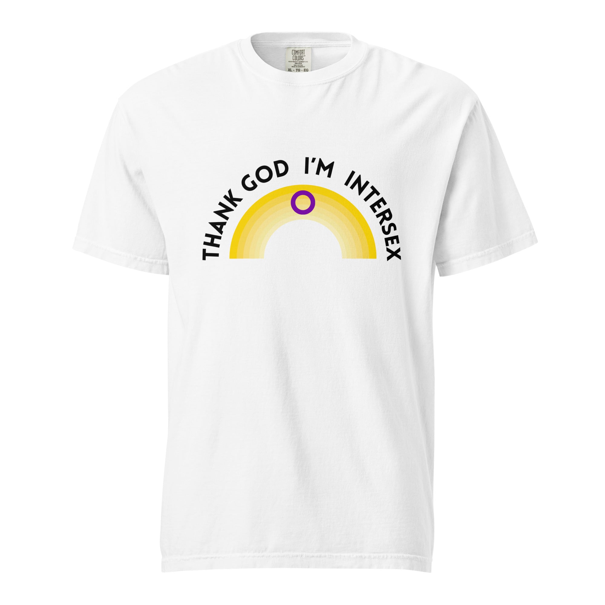 Thank God I’m Intersex heavyweight t-shirt