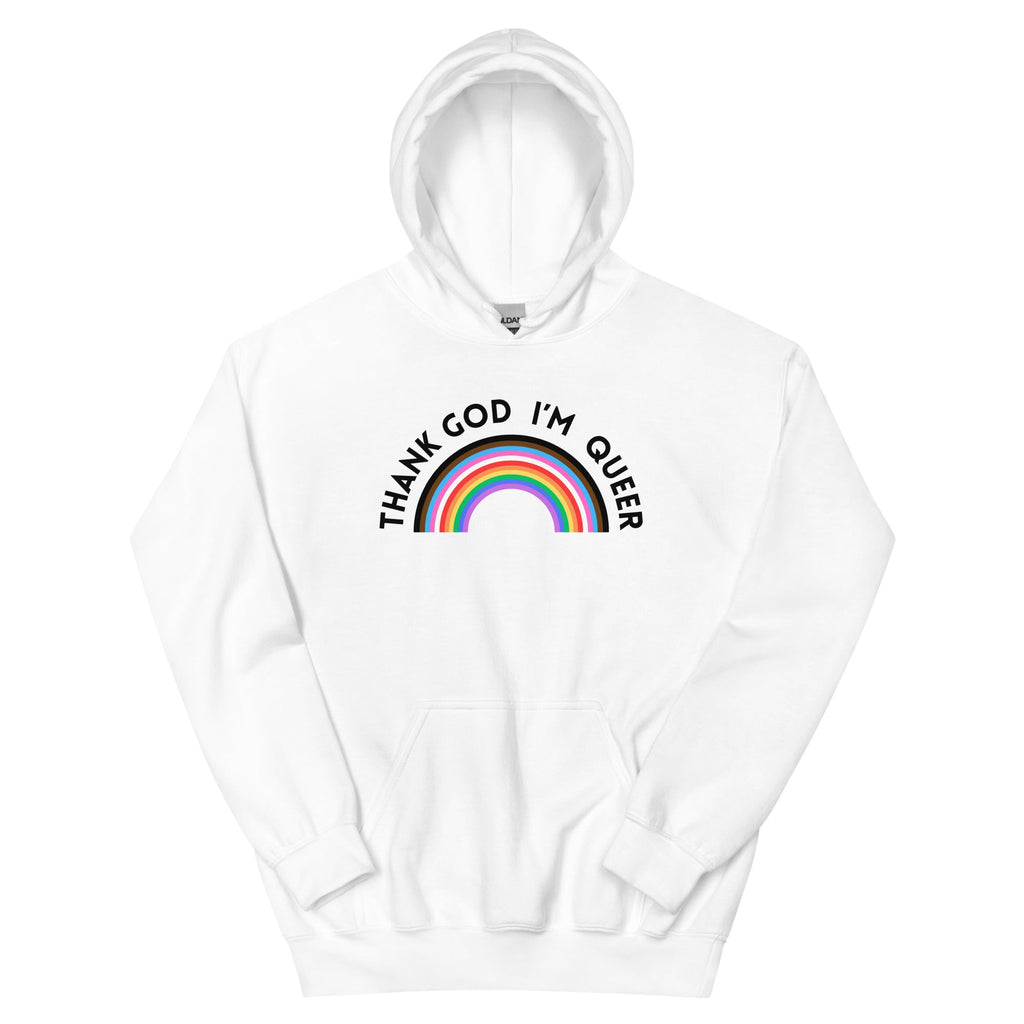 Thank God I’m Queer unisex hoodie
