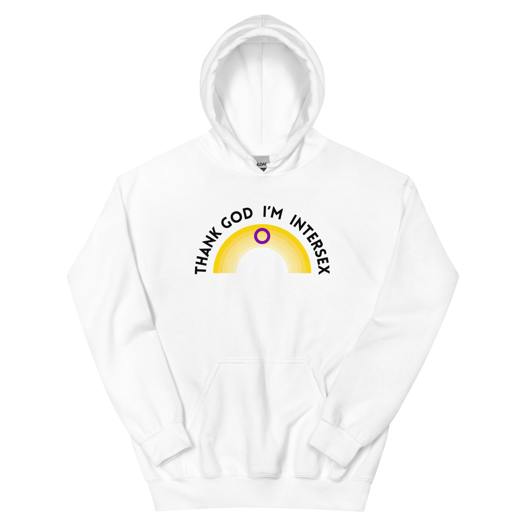 Thank God I’m Intersex unisex hoodie