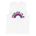 Thank God I’m Bi unisex muscle shirt