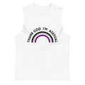 Thank God I’m Asexual unisex muscle shirt