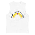 Thank God I’m Intersex unisex muscle shirt