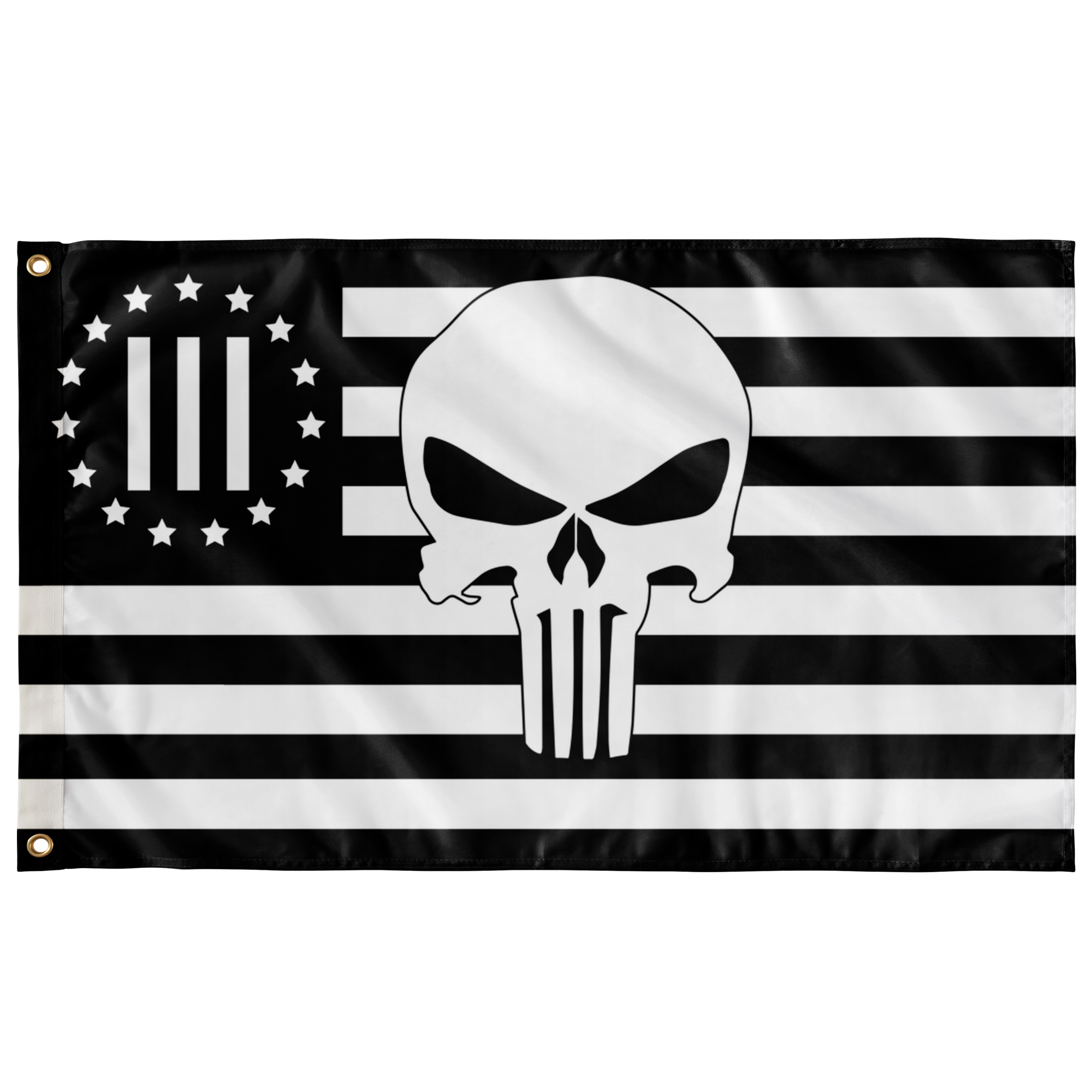 We the Three Punisher Flag