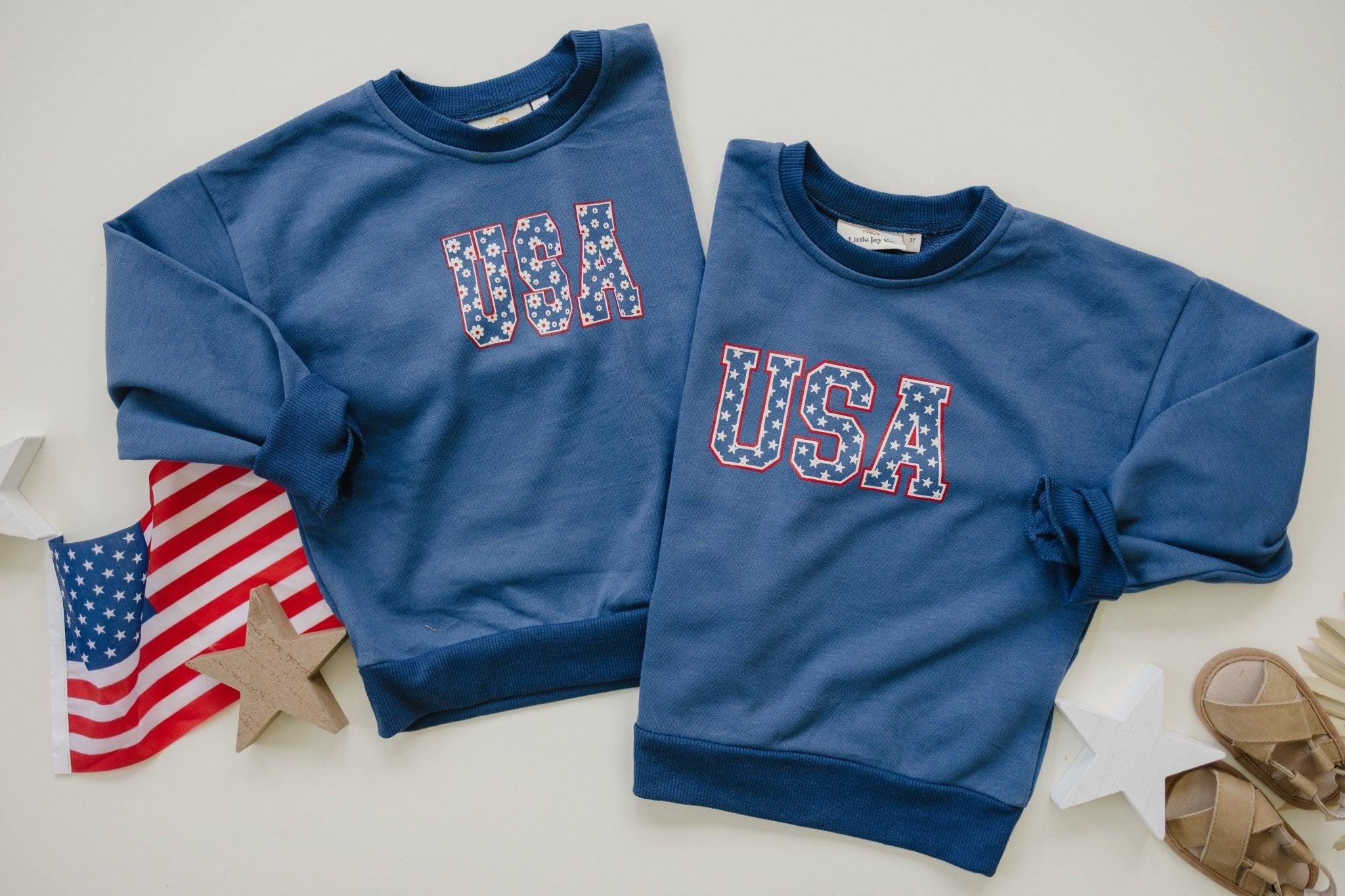 USA Daisy Crewneck Sweatshirt
