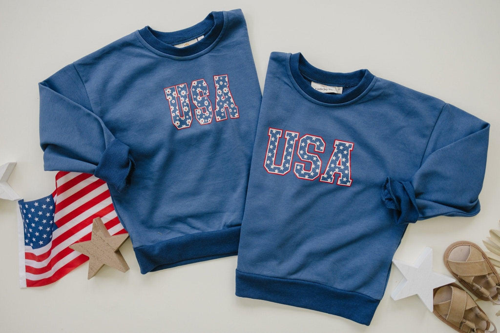 USA Stars Crewneck Sweatshirt