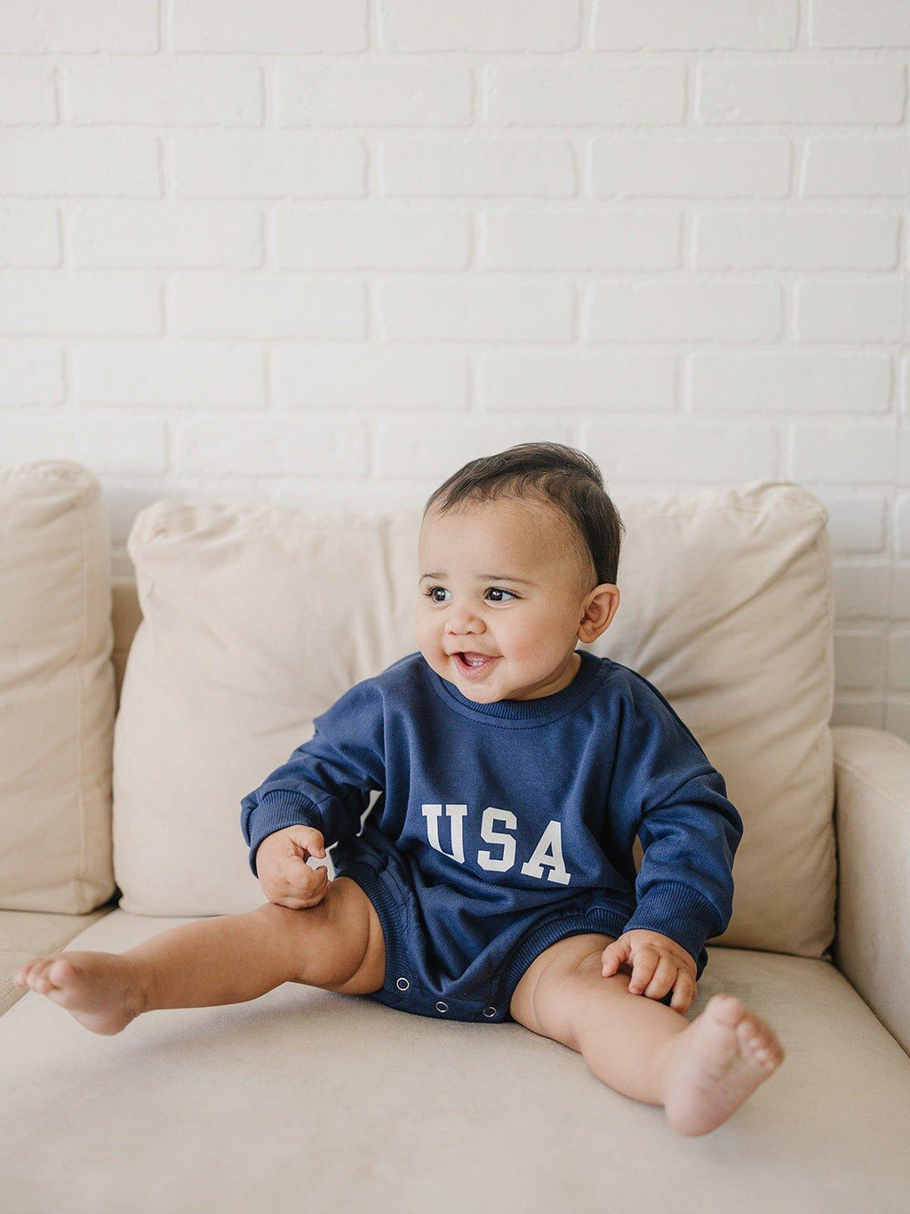 USA Sweatshirt Romper - more colors