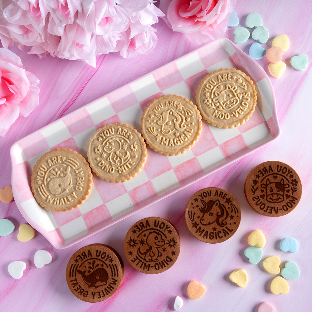 Valentines Day Cookie Stamp - Cow