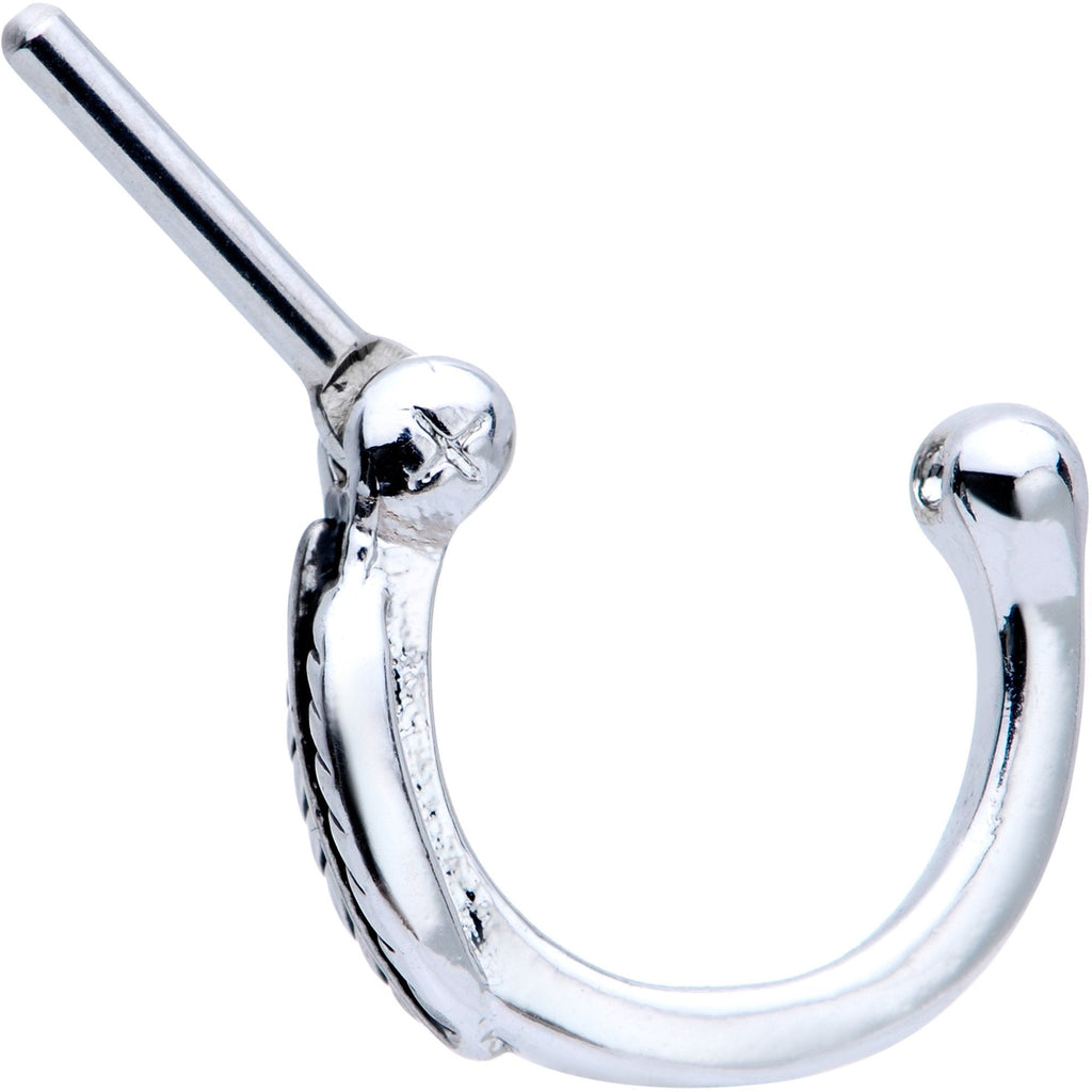 16G 5/16 Leafy Fall Hinged Cartilage Clicker