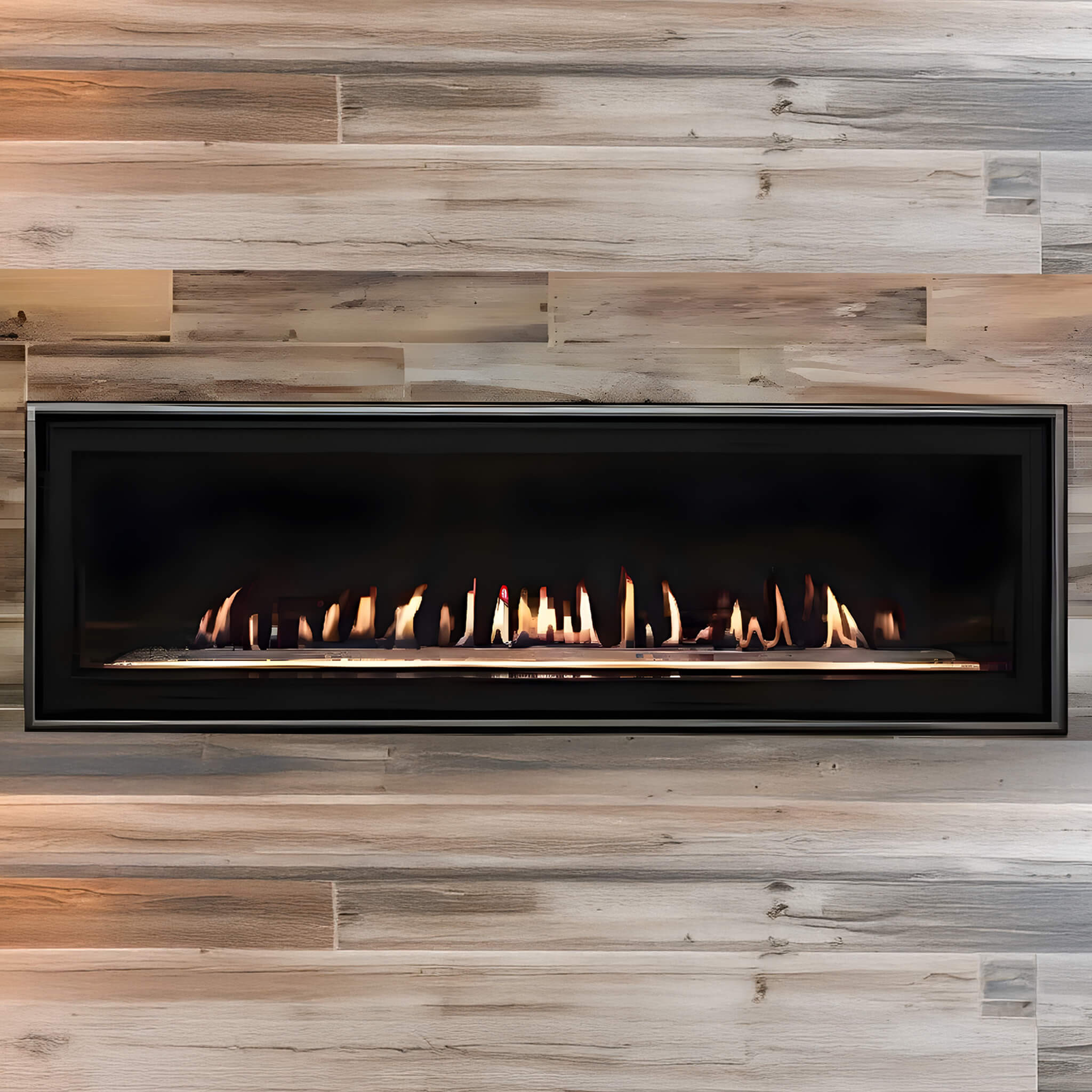 White Mountain Hearth (Empire) Boulevard 60-Inch Direct Vent Contemporary Linear Fireplace [DVLL60BP90N/P] (SAK24680)