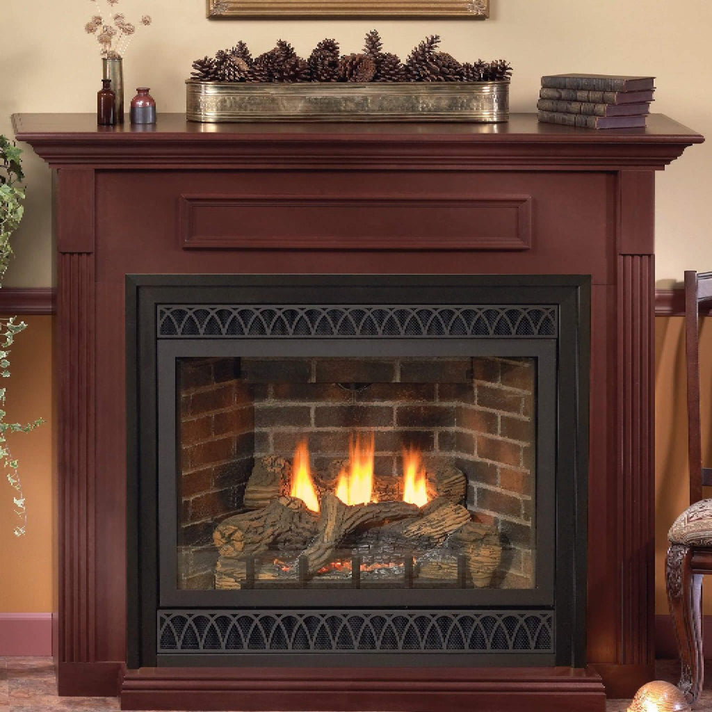 White Mountain Hearth (Empire) Tahoe 42-Inch Natural Gas Direct Vent Deluxe Fireplace [DVD42FP] (SAK56218)