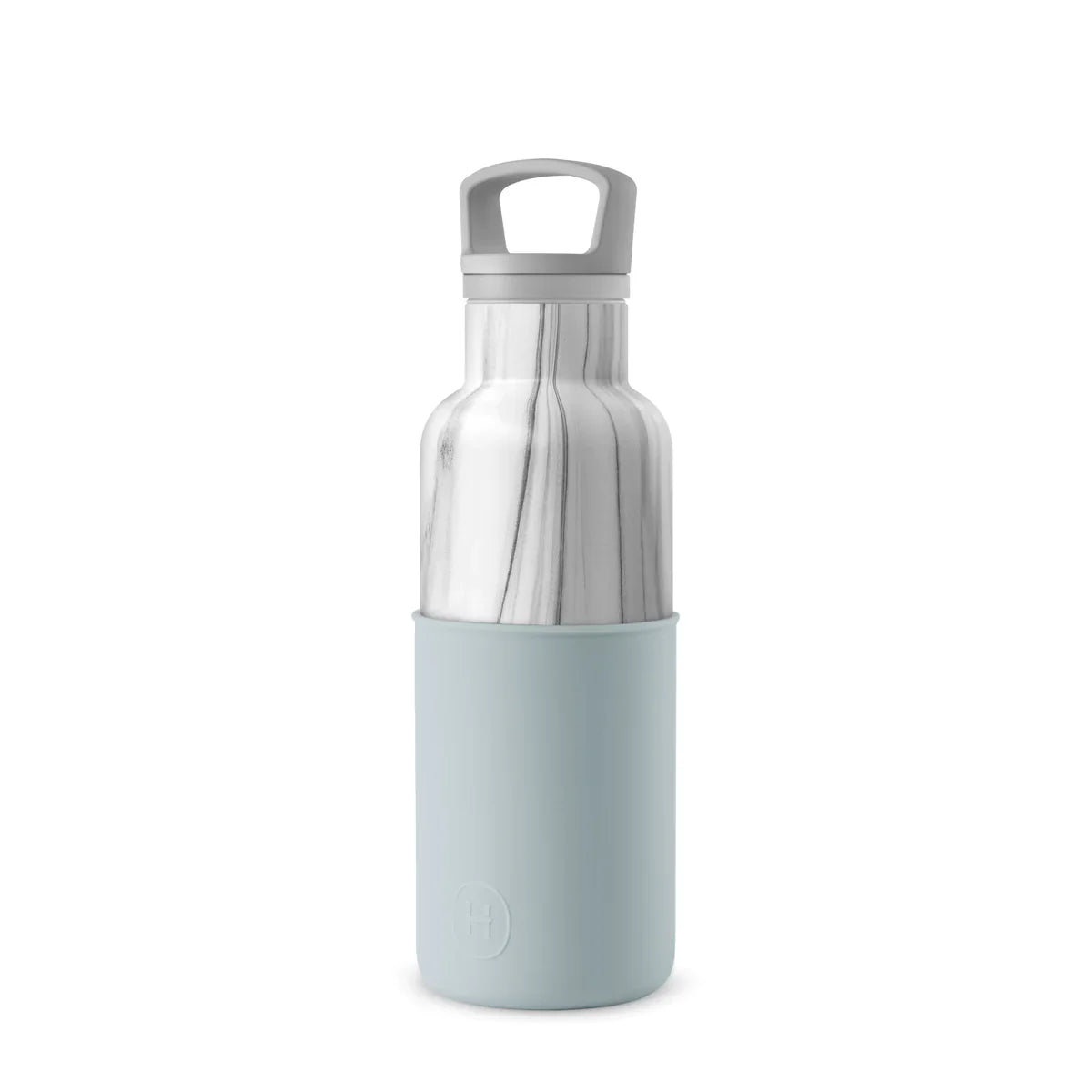 Vacuum Insulated Water Bottle - White Marble 16 oz