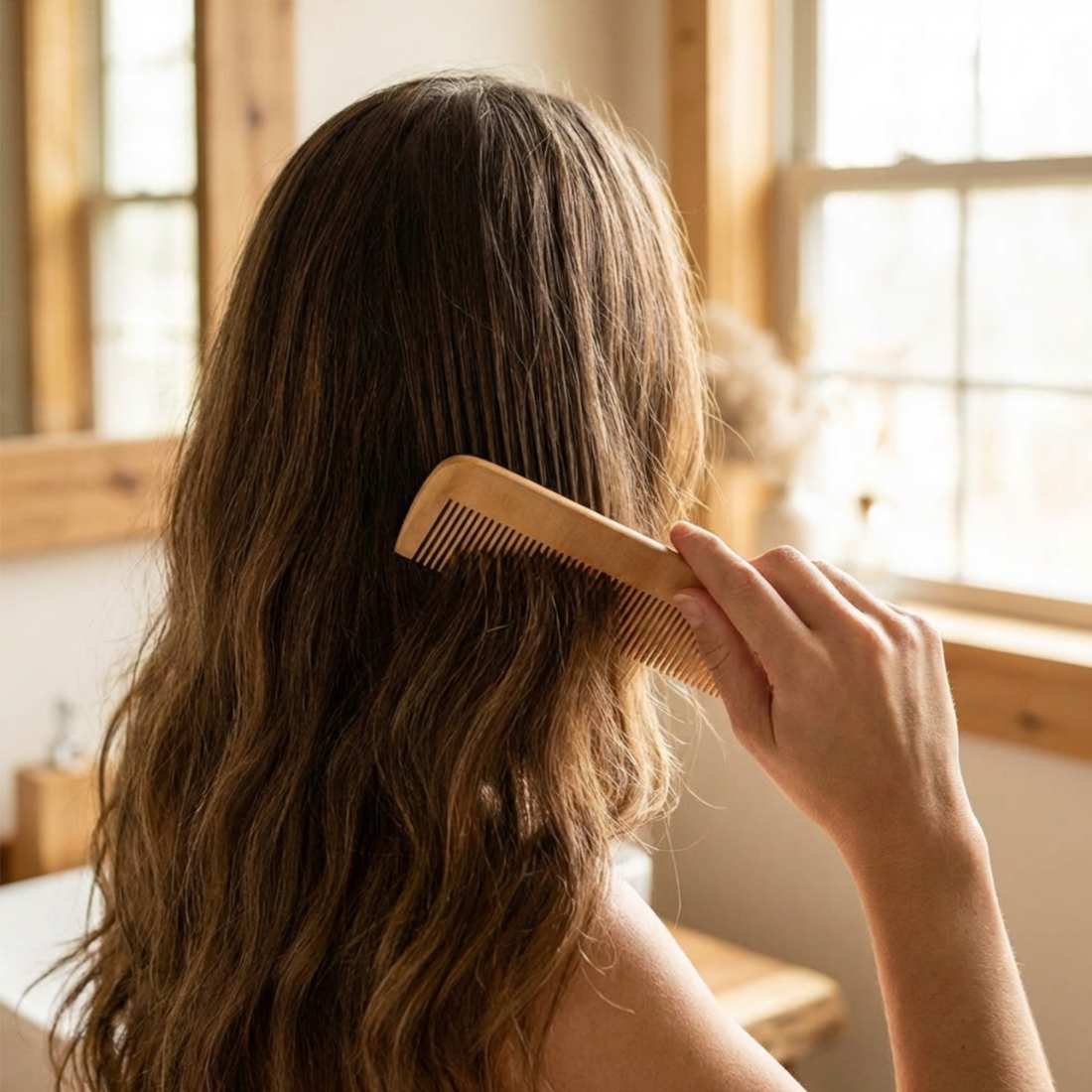 Wood Hair Comb