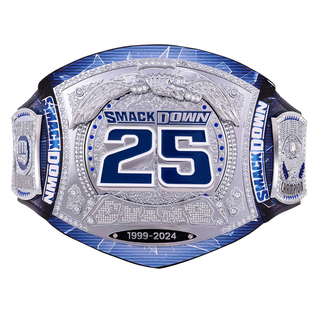 WWE SmackDown 25 Years Special Edition Spinner Replica Title Belt