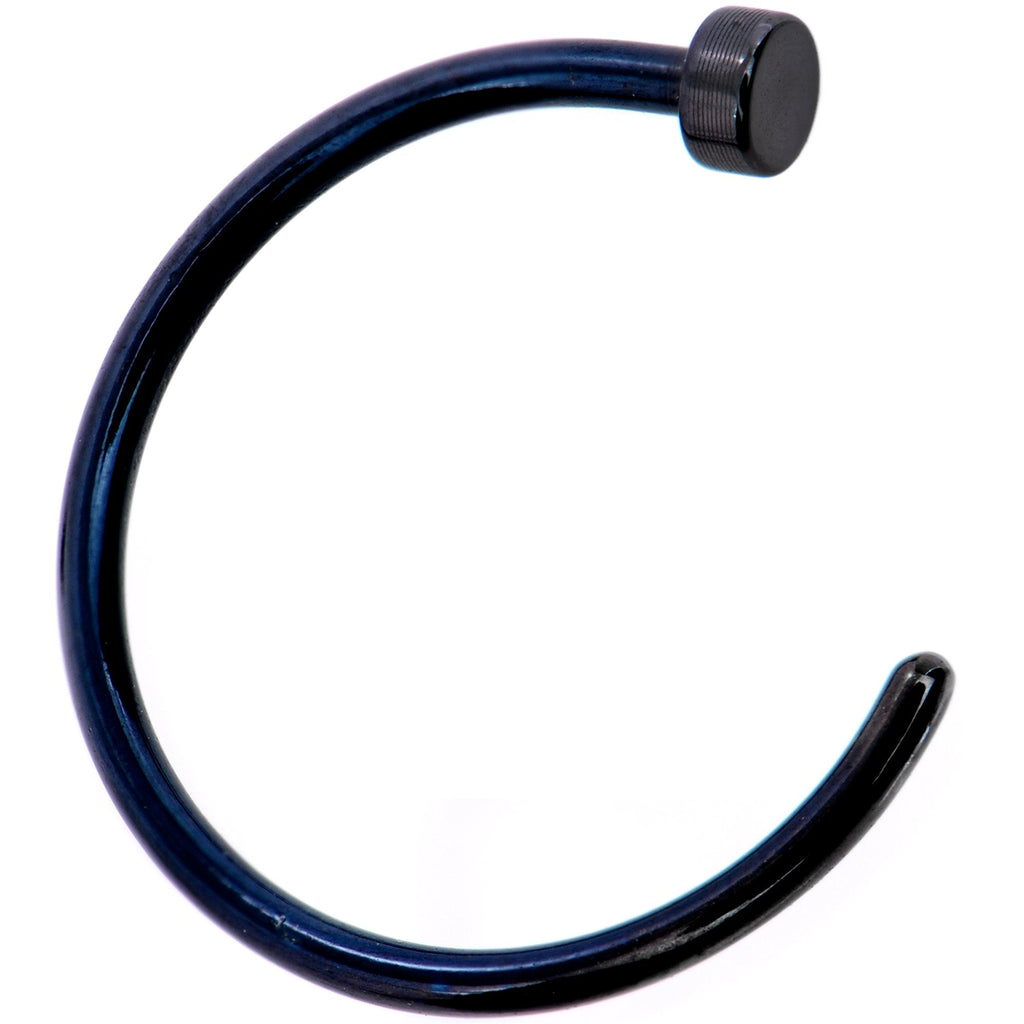 20G 3/8 Pack Set of 3 Assorted Stainless Steel Nose Hoop Rings