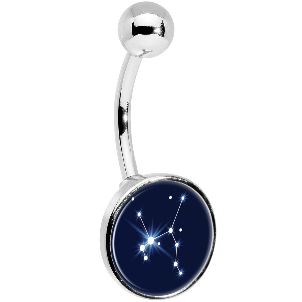 Zodiac Constellation Sagittarius Belly Ring