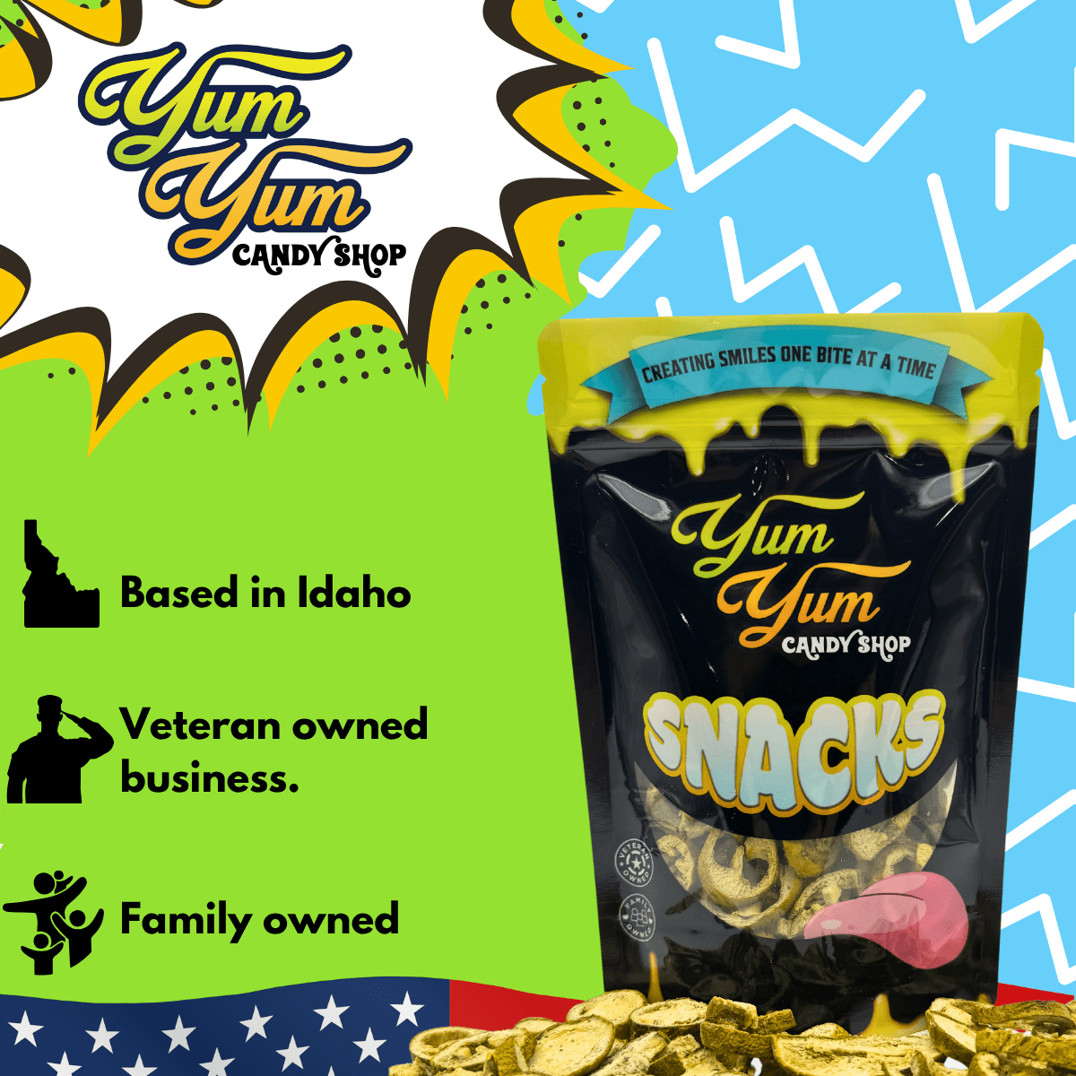 Freeze Dried Jalapeños – Ranch Flavored Slices Snack or Topping | Yum Yum Candy Shop