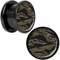 Tiger Camo Print Black Anodized Screw Fit Plug Set 9/16