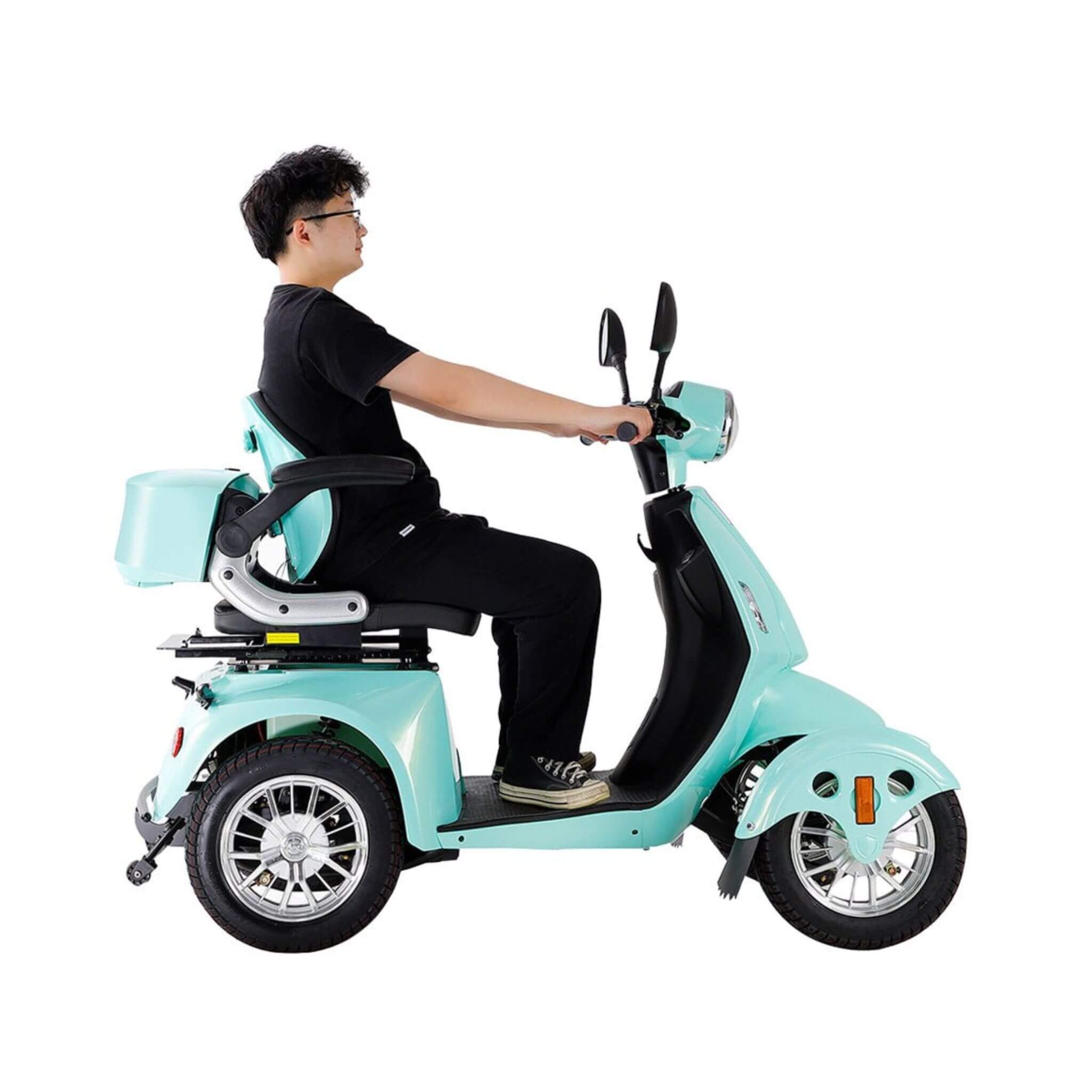 Zvg Heavy-Duty 800W 60V20AH Four Wheel All-Terrain Travel Mobility Scooter For Adults And Seniors, 500LBS (SAK97156)